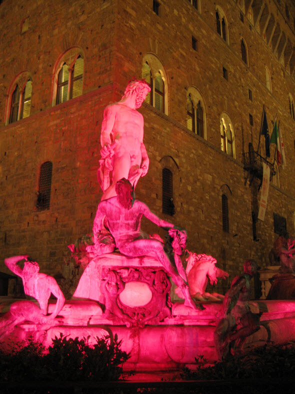 Fuente de Neptuno, junto a Palazzo Vecchio, Florencia (C) Carlos Olalla
