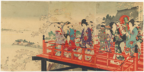Estampas japonesas en el museo del Prado