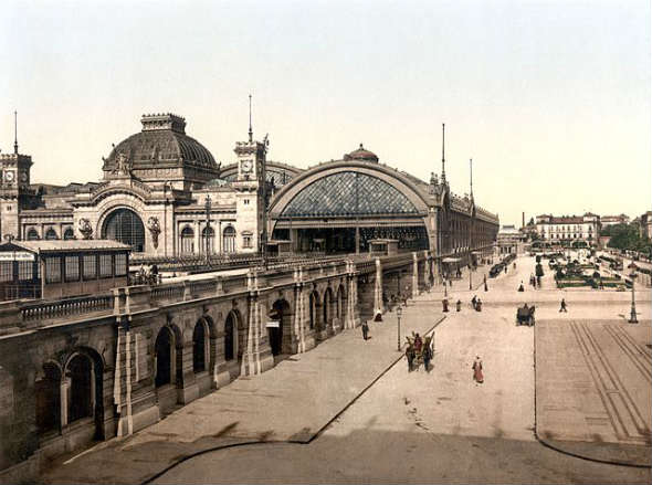 La Estación Central de Dresde, alrededor de 1900 | Viajar por Alemania en tren con DB y Tu Gran Viaje