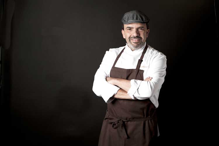 Jesús Sánchez, chef del Cenador de Amós. Foto ©Pablo Gómez Ogando