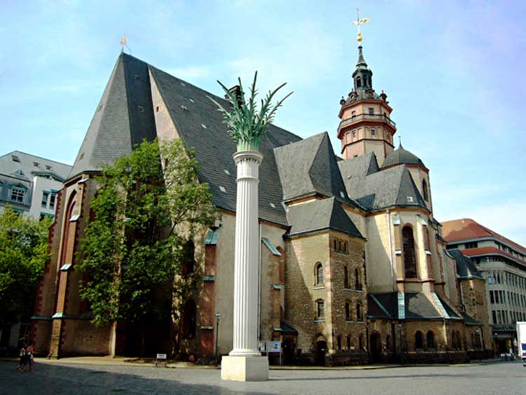 Exterior de la Nikolaikirche de Leipzig. Foto © Leipzig Travel