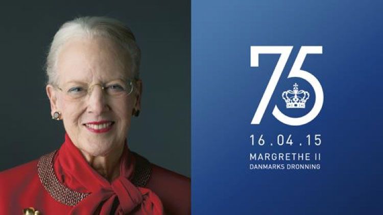 75º Cumpleaños de La Reina Margarita II de Dinamarca