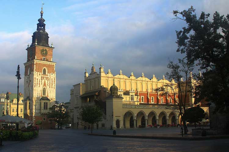 Plaza del Mercado de Cracovia, Polonia