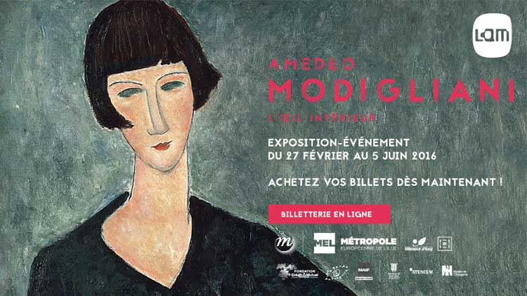 Modigliani en el Musee Lam de Lille Nord-Pas de Calais