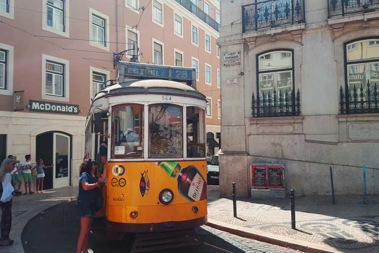 Tranvía 28 de Lisboa. © Tu Gran Viaje