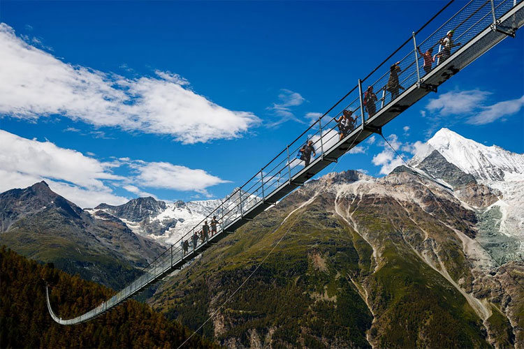 EuropaBruecke, el puente peatonal colgante más largo del mundo
